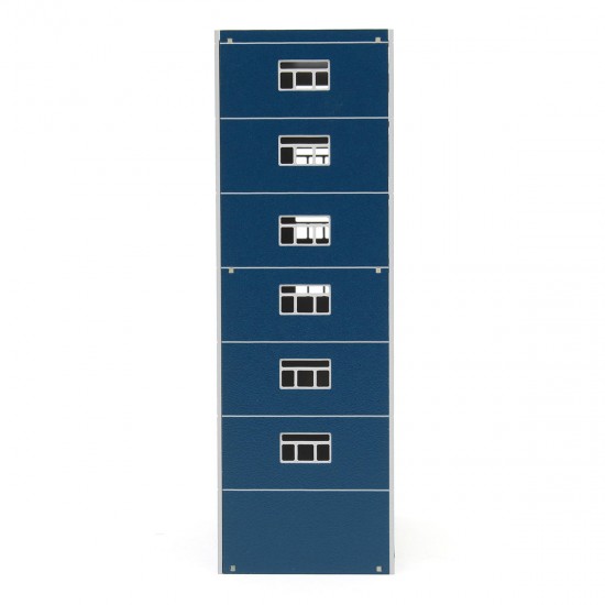 Blue Plastic Apartment Classroom Scenary Layout Model Toy For GUNDAM Building Blue Plastic Apartment Classroom Scenary Layout Model Toy For GUNDAM Building