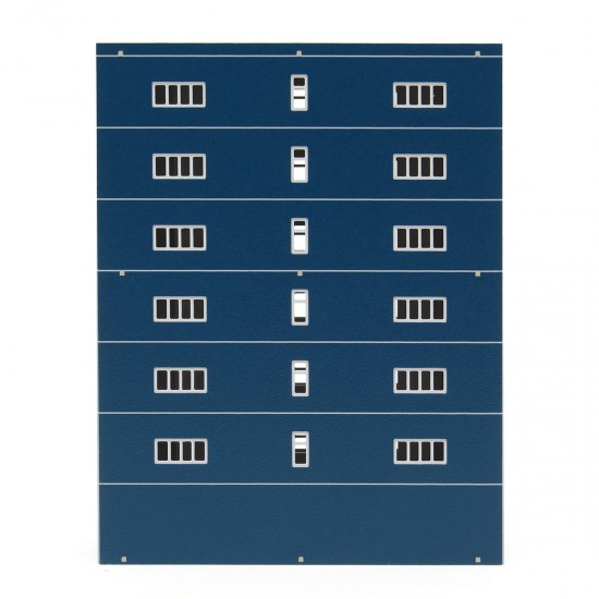 Blue Plastic Apartment Classroom Scenary Layout Model Toy For GUNDAM Building Blue Plastic Apartment Classroom Scenary Layout Model Toy For GUNDAM Building