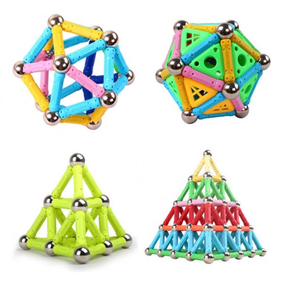 Magnetic Flexural Crooked Stick Rod Straight Stick Steel Ball Model Building Kids Adults Toy