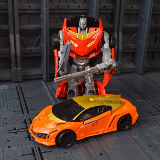 Mini Deformation Robot Cars Vehicles Deformed Action Figure Truck Model Toys For Kids Children Gift