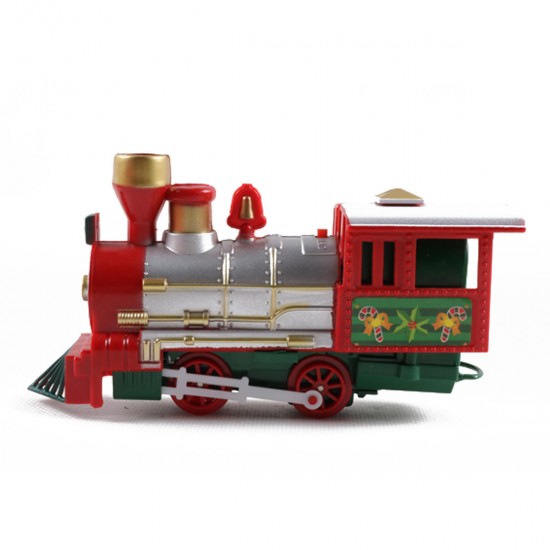 Christmas Electric Track Train With Sound Music Children Gift Locomotive Model Toys