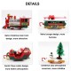 Christmas Electric Track Train With Sound Music Children Gift Locomotive Model Toys