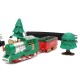 Christmas Musical Light Tracks Train Set 20 Piece With Trees Carriages Kids Toy