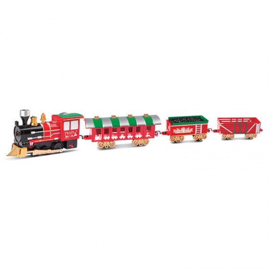 Christmas Train Track Toys Electric Stitching Train Track With Light And Music Effect Christmas Train Track Toys Electric Stitching Train Track With Light And Music Effect