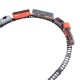 Classic Electric Smoking Assembling Track With Sound Steam Train For Kids Educational Gift Toys