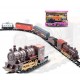 Classic Electric Smoking Assembling Track With Sound Steam Train For Kids Educational Gift Toys