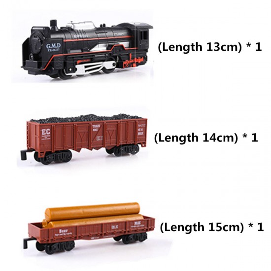 Classic Track Electric Train Set Toys Christmas Gift Real Smoke And Sounds Toy