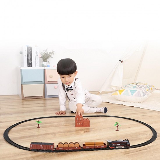 Classic Track Electric Train Set Toys Christmas Gift Real Smoke And Sounds Toy Classic Track Electric Train Set Toys Christmas Gift Real Smoke And Sounds Toy