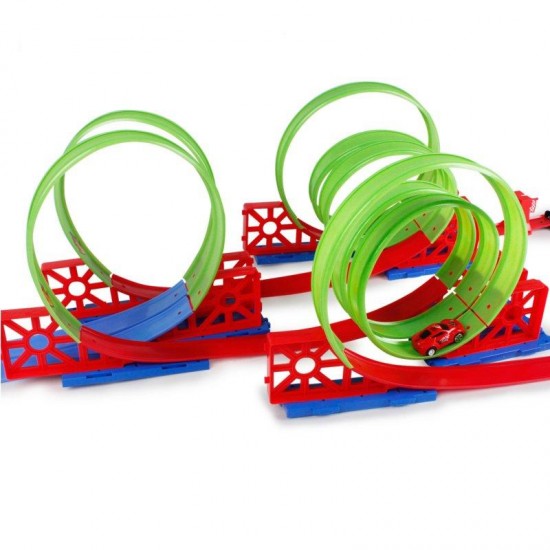 DIY Magic Tracks Bending Several Race Track Kids Toys Gifts