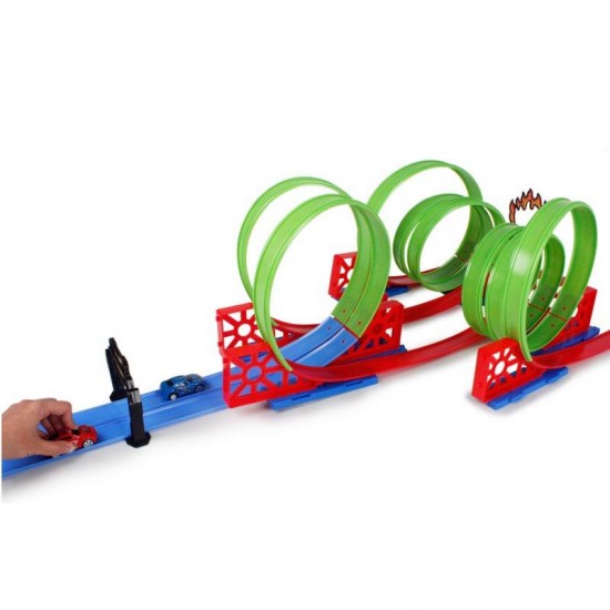 DIY Magic Tracks Bending Several Race Track Kids Toys Gifts