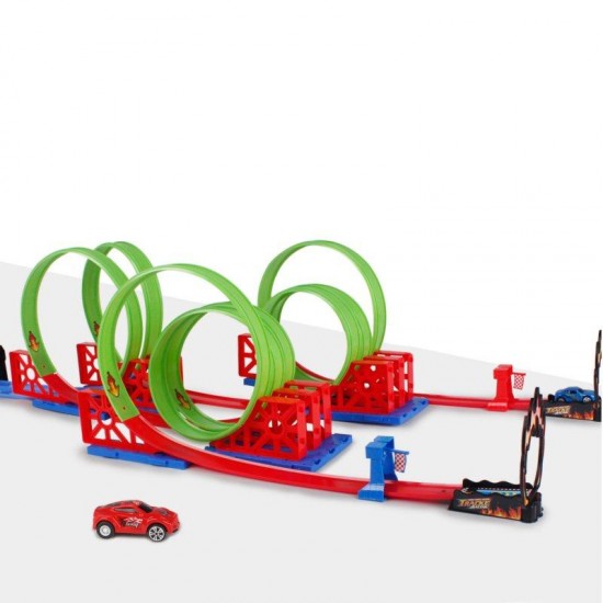 DIY Magic Tracks Bending Several Race Track Kids Toys Gifts