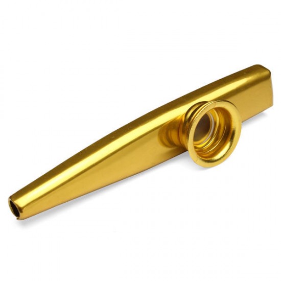 Andrew Metal Kazoo Best Companion With Ukulele Guitar Gold