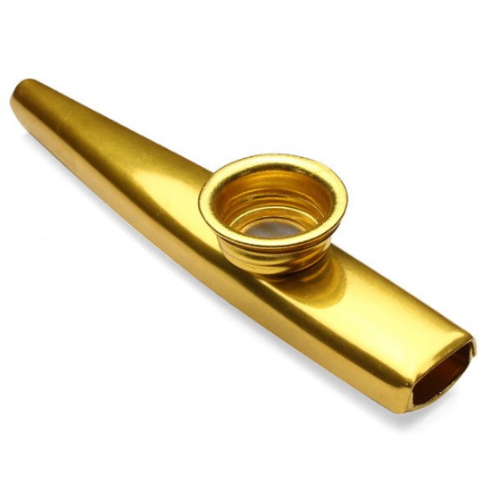 Andrew Metal Kazoo Best Companion With Ukulele Guitar Gold