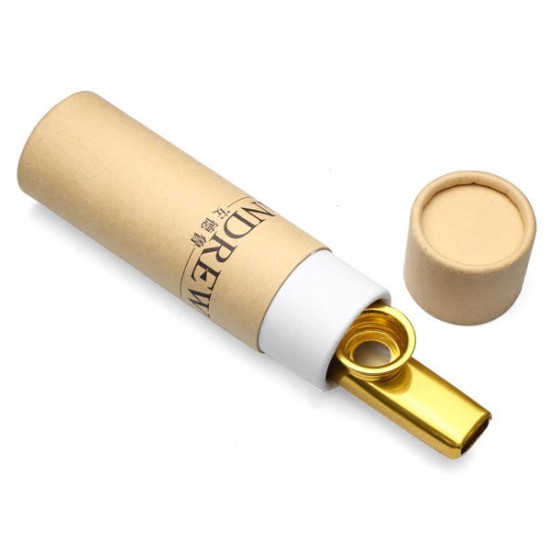 Andrew Metal Kazoo Best Companion With Ukulele Guitar Gold