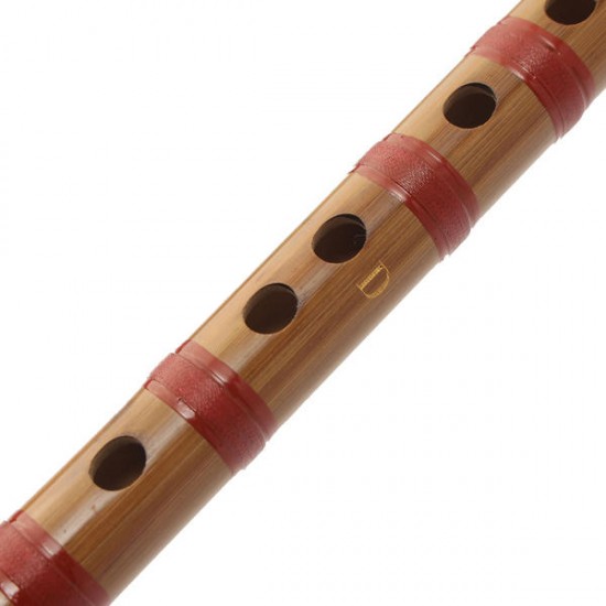 Bamboo Flute D Key Chinese Traditional Musical Instrument Handmade