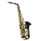 Brass Engraved Eb E-Flat Alto Saxophone Sax With Case Gloves Cleaning Cloth Belt Brush