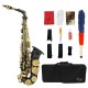 Brass Engraved Eb E-Flat Alto Saxophone Sax With Case Gloves Cleaning Cloth Belt Brush