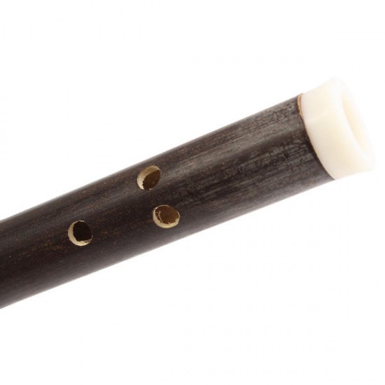 Chinese Black Bamboo Bawu G Key Woodwind Flute Musical Instrument