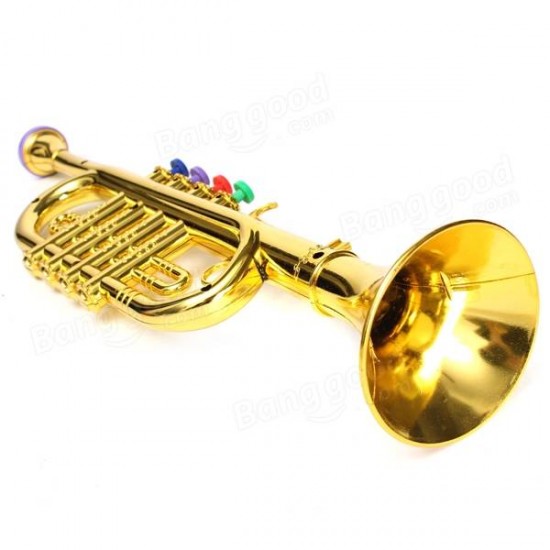 Emulational Horn Trumpet Musical Instrument Toy Kids Gift