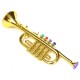 Emulational Horn Trumpet Musical Instrument Toy Kids Gift