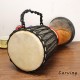 10 Inch African Hand Drum Mahogany Body Musical Instrument