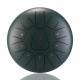 12 Inch Mini 11 Tone Steel Tongue Percussion Drum Handpan Instrument with Drum Mallets and Bag