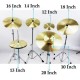 1PCS Brass Splash Crash Kide Hi-Hat Cymbal for Drum Set