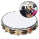 Polyester Leather Pandeiro Drum Tambourine Samba Brasil Wood Music Instrument