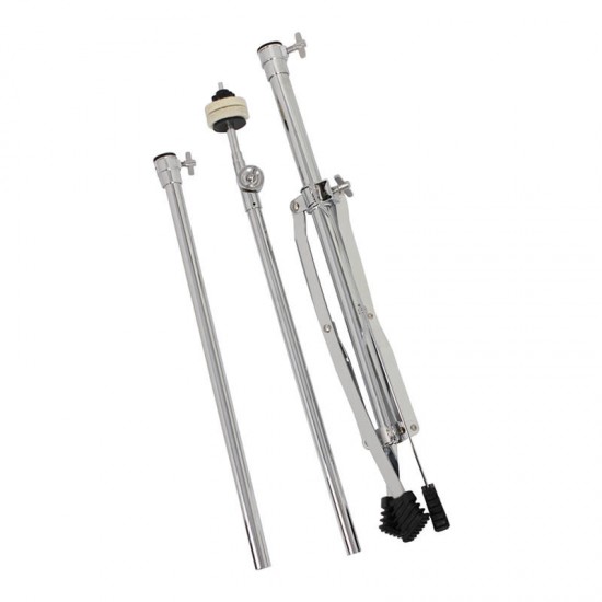 Zebra Stainless Steel Drum Cymbal Stand Tripod Bracket Adjustable Height Percussion Instrument Parts