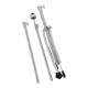 Zebra Stainless Steel Drum Cymbal Stand Tripod Bracket Adjustable Height Percussion Instrument Parts