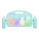 3-in-1 Cute Rainforest Musical Lullaby Bassinet Baby Activity Playmat Gym Toy Play Mat