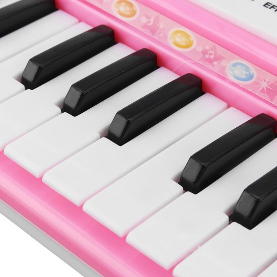 37 Keyboard Mini Electronic Multifunctional Piano With Microphone Educational Toy Piano For Kids