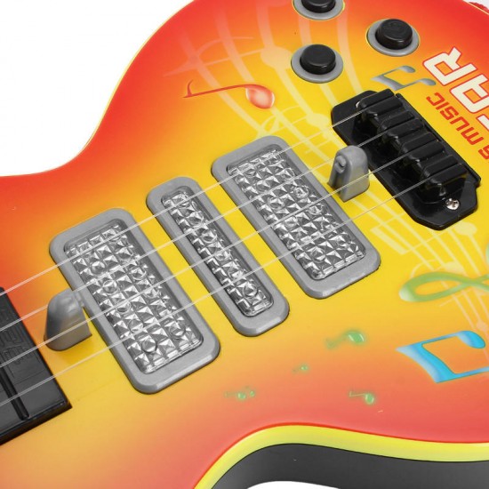 4 Strings Electric Guitar Kids Musical Instruments Educational Toy