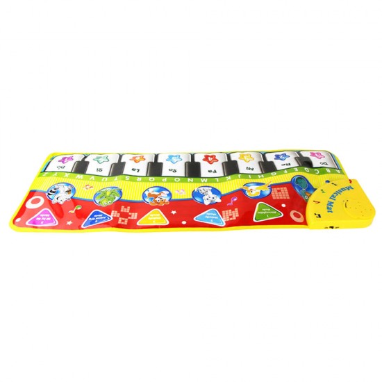 5 Modes Musical Kid Piano Toddler Play Mat Baby Animal Educational Toys