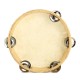 8" Tambourine Double Row-Stock Percussion with Head 12 Jingles keyboard