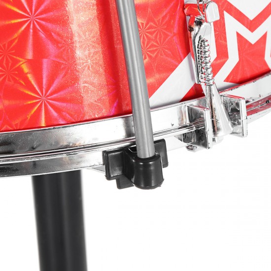 9Pcs Childs Kids Drum Kit Jazz Band Sound Drums Play Set Musical Toy With Stool Drumsticks 9Pcs Childs Kids Drum Kit Jazz Band Sound Drums Play Set Musical Toy With Stool Drumsticks