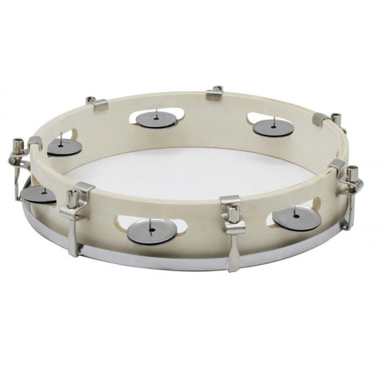 IRIN 10 Inch Tambourine Drum Percussion Musical Educational Gift  for Children