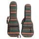 21 23 Inch Traditional Ukulele Case Soft Padded Carry Protect Backpack Cover Gig Bag