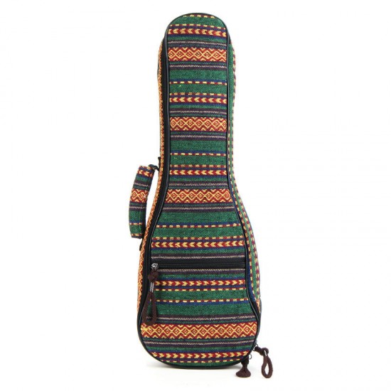 21 23 Inch Traditional Ukulele Case Soft Padded Carry Protect Backpack Cover Gig Bag