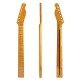 21 Frets Tiger Flame Maple Wood Guitar Neck For TL ST Electric Guitar Replacement Parts
