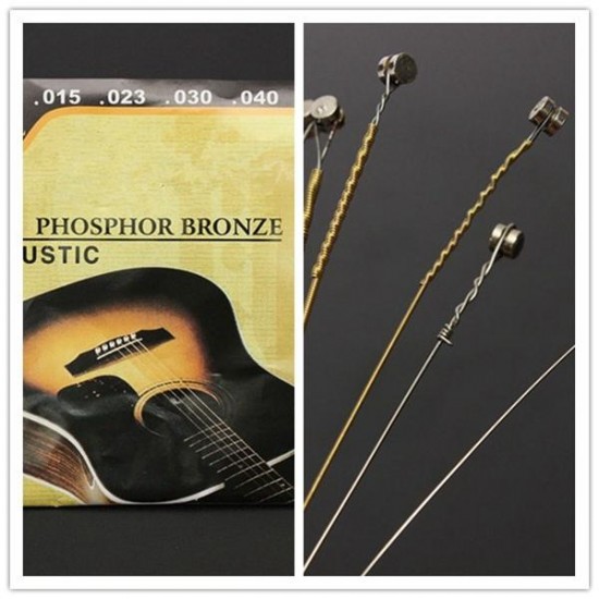 60CL (.011-.050) Phosphor Bronze Wound Steel Acoustic Guitar Strings 60CL (.011-.050) Phosphor Bronze Wound Steel Acoustic Guitar Strings