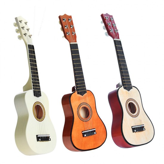 21 Inch 6 Strings Basswood Acoustic Classic Guitar For Kids Children Gift Mini Musical Instrument