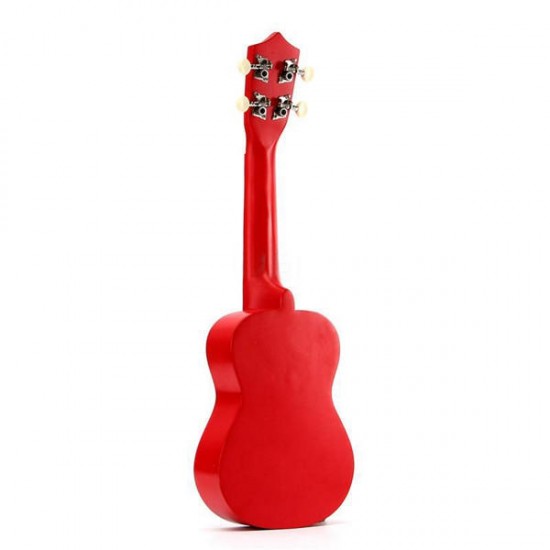 21 Inch Acoustic Soprano 4 String Mini Basswood Ukulele Musical Instrument Toy
