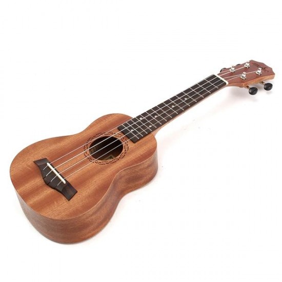 21 Inch Acoustic Soprano Hawaii Sapele Ukulele Musical Instrument