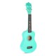 21 Inch Basswood Soprano Ukulele with Gig Bag Tuner Green