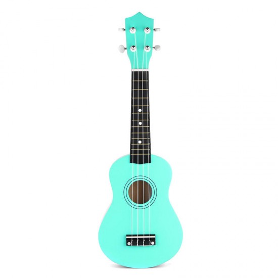 21 Inch Basswood Soprano Ukulele with Gig Bag Tuner Green