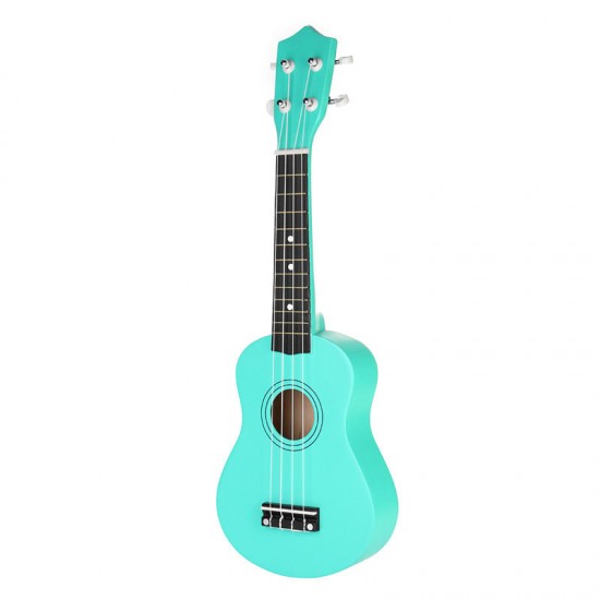 21 Inch Basswood Soprano Ukulele with Gig Bag Tuner Green