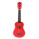 21 Inch Basswood Soprano Ukulele with Gig Bag Tuner Red