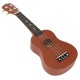 21 Inch Brown Soprano Basswood Ukulele Uke Hawaii Guitar Musical Instrument