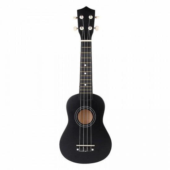 21 Inch Economic Soprano Ukulele Uke Musical Instrument With Gig bag Strings Tuner Black